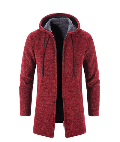 Wilson™ Hooded Knitted Jacket | Adjustable Comfort & Casual Coat