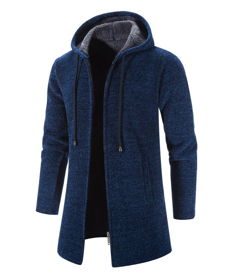 Wilson™ Hooded Knitted Jacket | Adjustable Comfort & Casual Coat