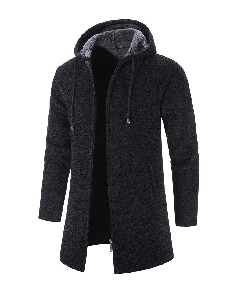 Wilson™ Hooded Knitted Jacket | Adjustable Comfort & Casual Coat