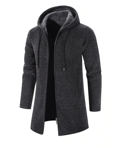 Wilson™ Hooded Knitted Jacket | Adjustable Comfort & Casual Coat