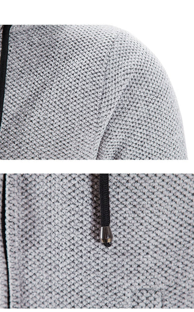 Wilson™ Hooded Knitted Jacket | Adjustable Comfort & Casual Coat