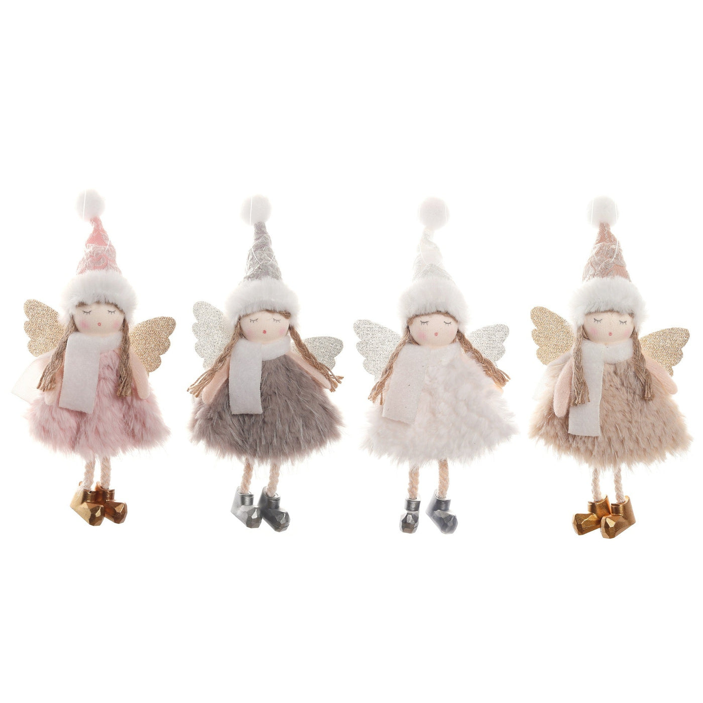 Plush Angel Dolls | Christmas Tree Ornaments & Holiday Decor