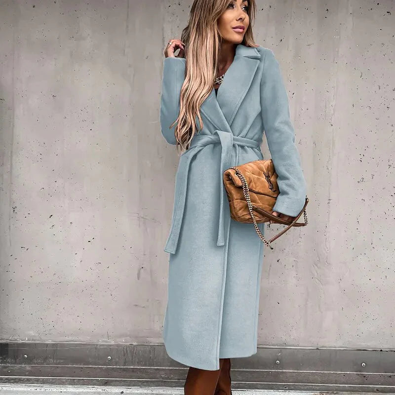 Ivana Wool Coat | Modern & Classic Long Coat