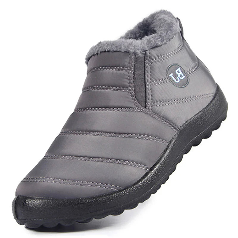 Snowy Sneaker Boots | Non-slip Winter Shoes with Plush Lining for Warmth and Comfort