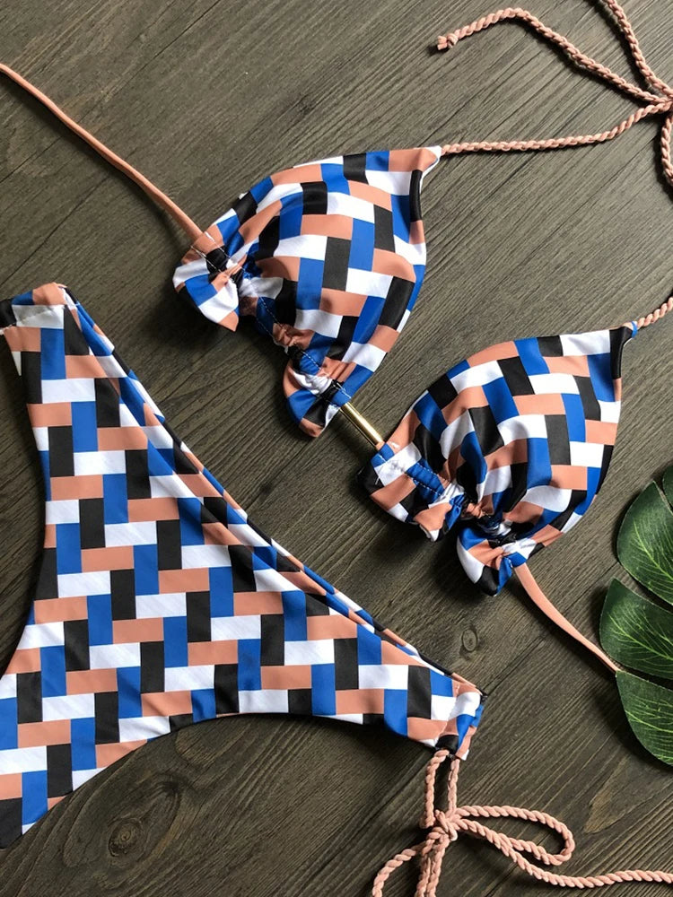 Juna Lace-Up Bikini | Trendy & Sexy