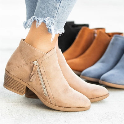 Pointed Toe Ankle Boots