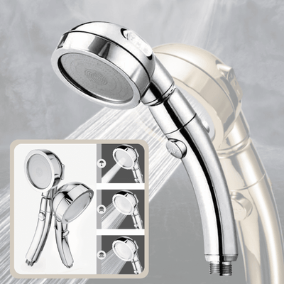 PowerHead 3-in-1 Shower Head with Hose | High-Pressure Water-Saving Design