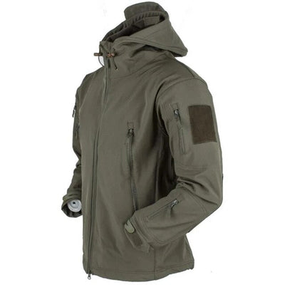 Tactical Outdoor Jacket | Durable & Weatherproof with Hooded Design