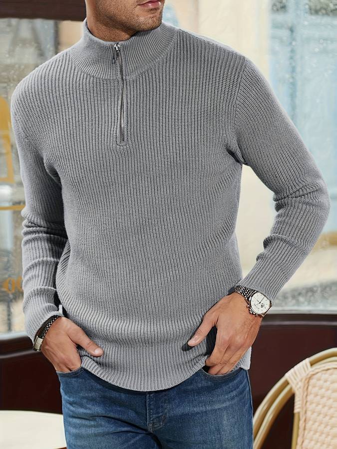 Alpha Zip Pullover | Timeless Style with Everyday Comfort