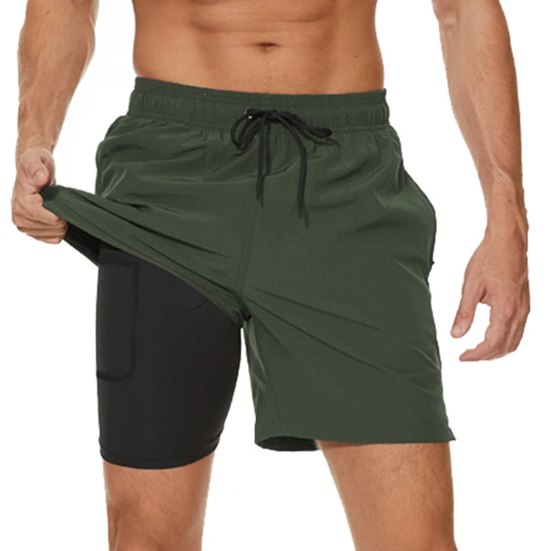 Dylan Swim Shorts | Sporty & Versatile with Built-in Leggings