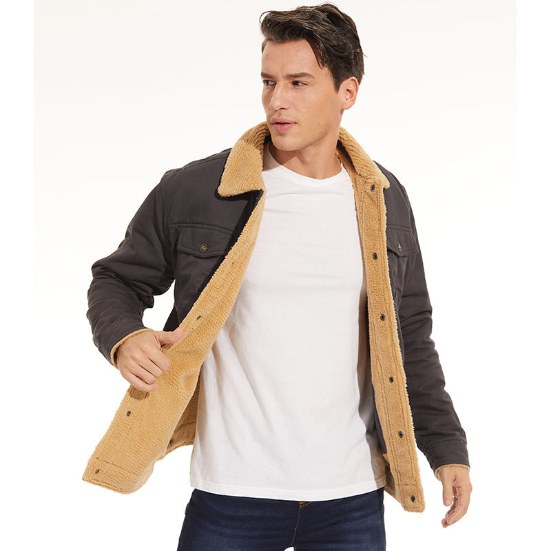 Carl™ | Men's Jacket with Fleece Lining for Warmth and Comfort