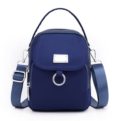 Casual Crossbody Bag with 3 Zipped Compartments