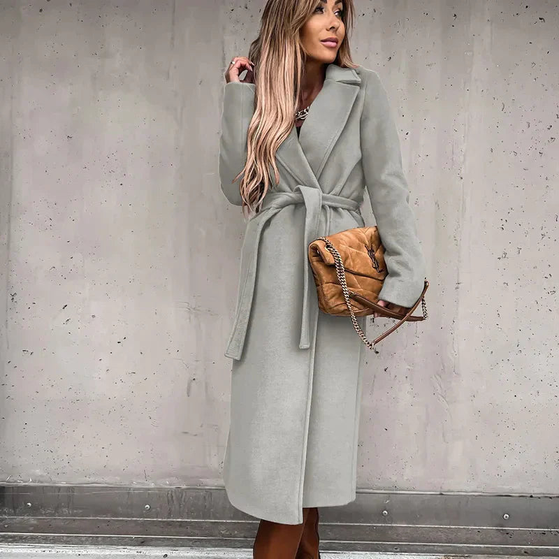 Ivana Wool Coat | Modern & Classic Long Coat