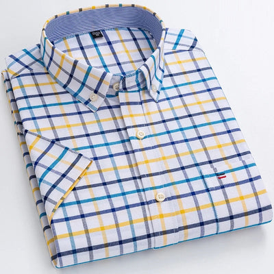 Stan Plus Size Shirt | Trendy Plaid Button-Up for Casual Comfort