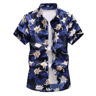 Derk Plus Size Hawaiian Shirt | Bright & Fun Tropical Print