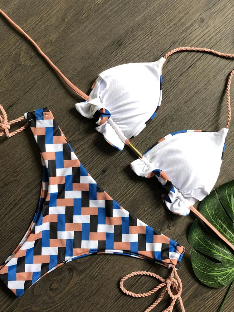 Juna Lace-Up Bikini | Trendy & Sexy