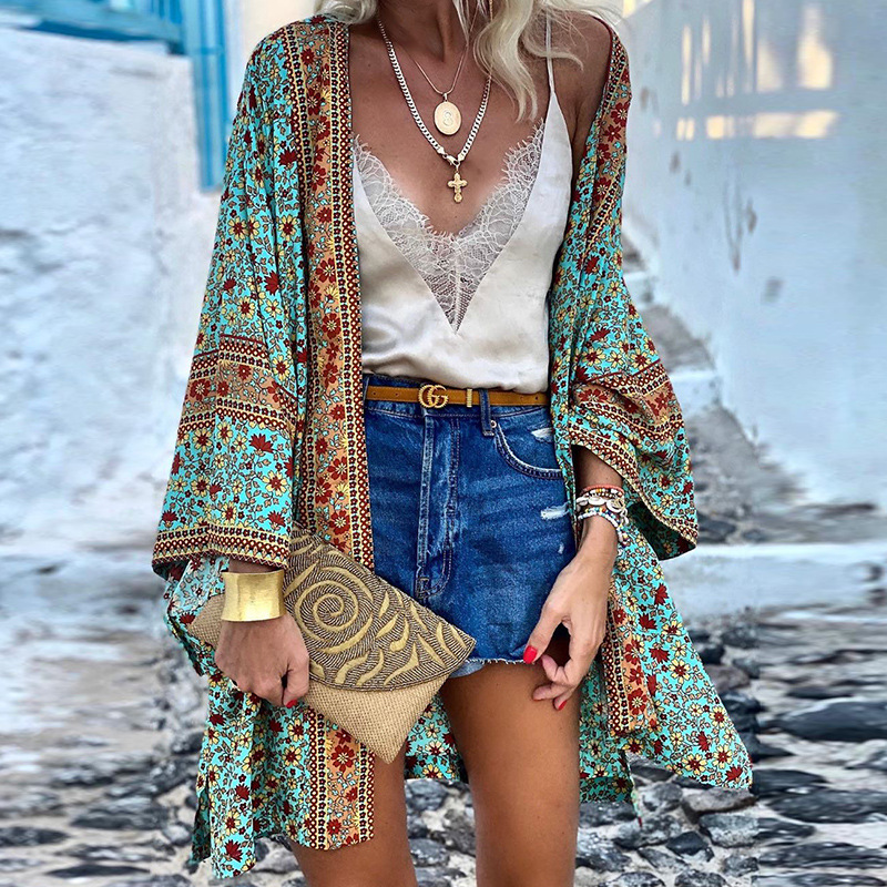 Zanzi Boho Cover-Up | Stylish & Lightweight Summer Kimono for Women