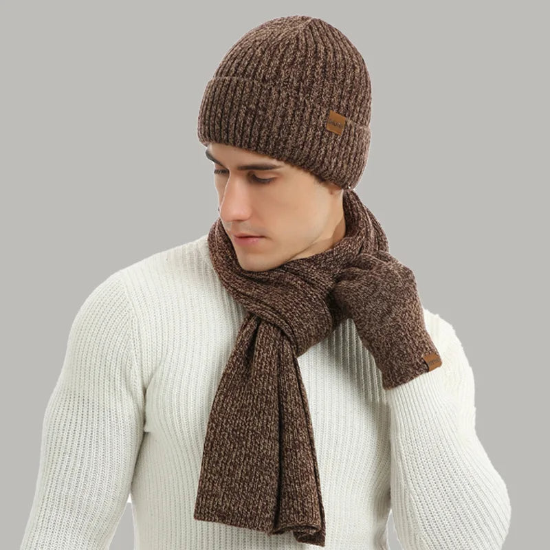 Stylish Winter Set | Includes Beanie, Scarf, and Gloves for Ultimate Warmth