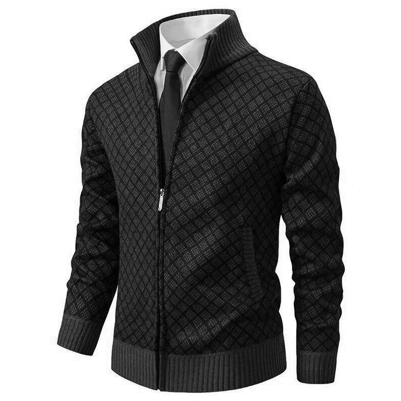 Sebastian™ – Stylish Knitted Jacquard Sweater for Men