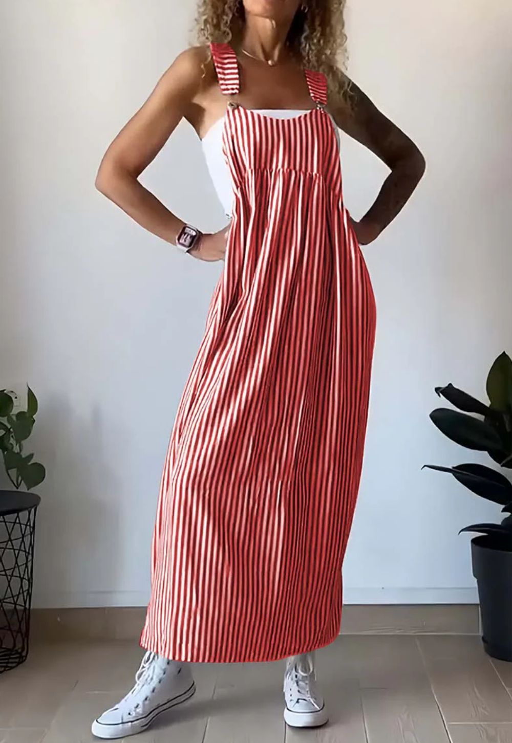 Eden - Casual Striped Jumpsuit