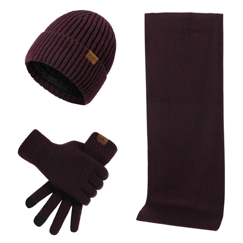 Stylish Winter Set | Includes Beanie, Scarf, and Gloves for Ultimate Warmth