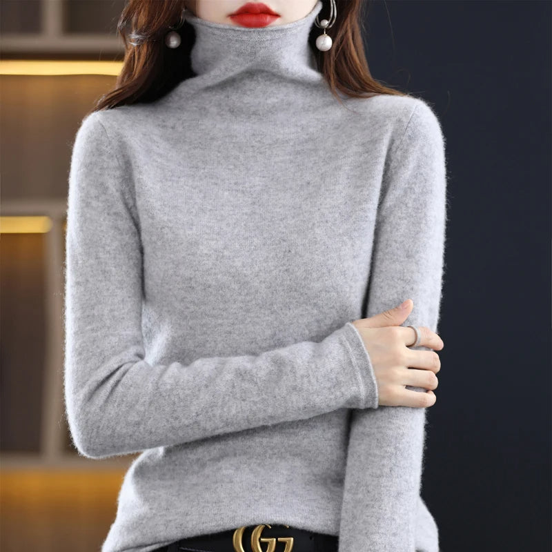 Sophie Cashmere Bliss Sweater | Trendy & Cozy Turtleneck