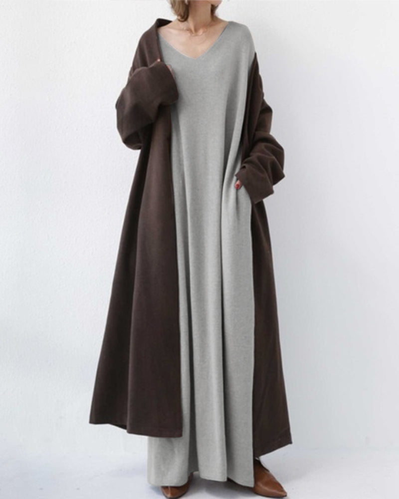 Teodora | Relaxed and Timeless Winter Pullover Dress