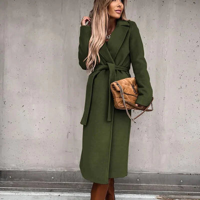 Ivana Wool Coat | Modern & Classic Long Coat