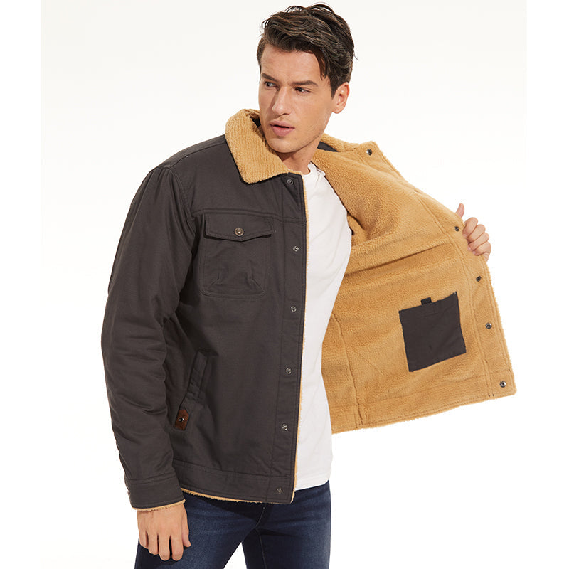 Carl™ | Men's Jacket with Fleece Lining for Warmth and Comfort