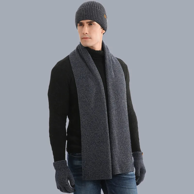 Stylish Winter Set | Includes Beanie, Scarf, and Gloves for Ultimate Warmth