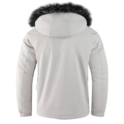 Insulated Winter Jacket | Plush Lined Jacket with Fur Hood for Outdoor Adventures