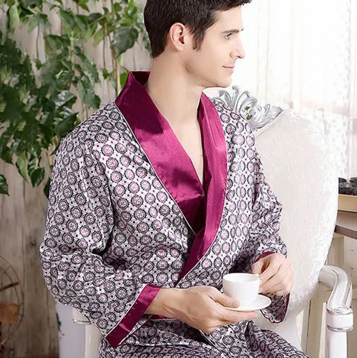 Satin Deluxe Robe | Trendy Satin Bathrobe for Ultimate Comfort