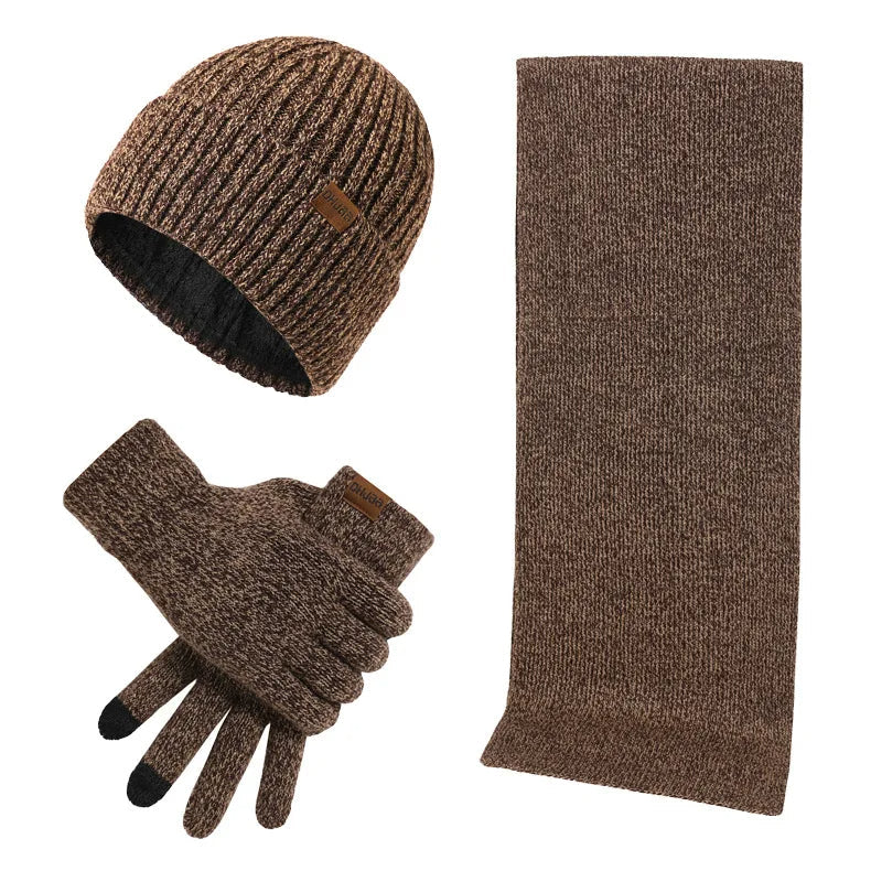 Stylish Winter Set | Includes Beanie, Scarf, and Gloves for Ultimate Warmth