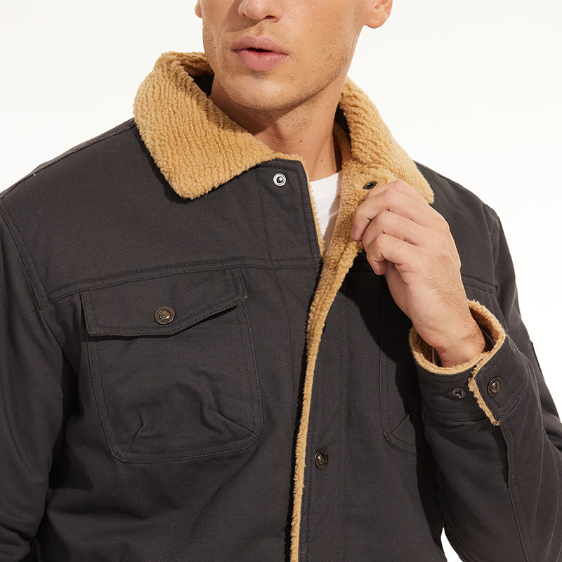 Carl™ | Men's Jacket with Fleece Lining for Warmth and Comfort