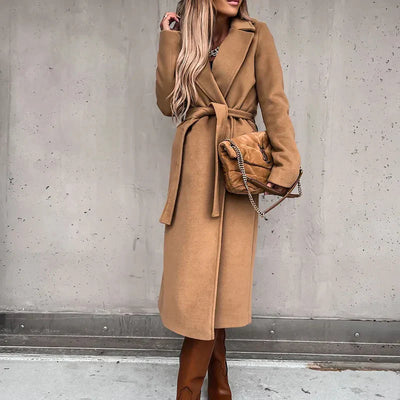 Ivana Wool Coat | Modern & Classic Long Coat