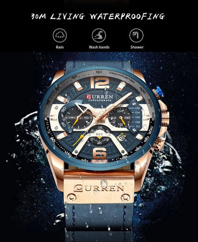 Curren Casual Watch | Stylish & Timeless Water Resistant Timepiece for Men