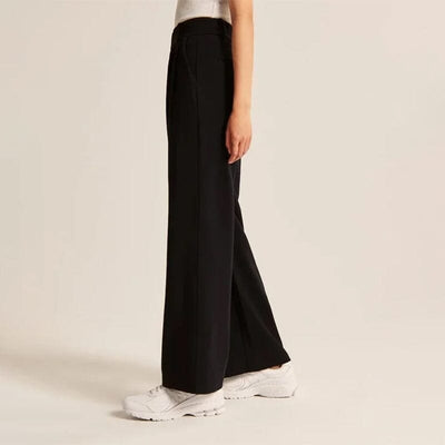 High-Waisted Wide-Leg Tailored Pants for Women