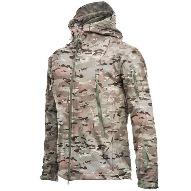 Tactical Outdoor Jacket | Durable & Weatherproof with Hooded Design