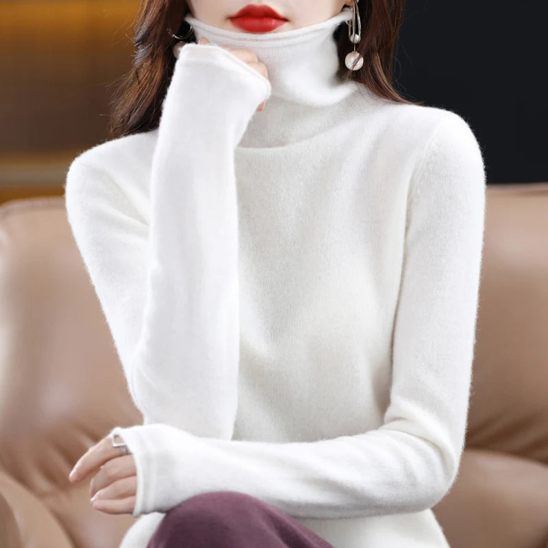 Sophie Cashmere Bliss Sweater | Trendy & Cozy Turtleneck