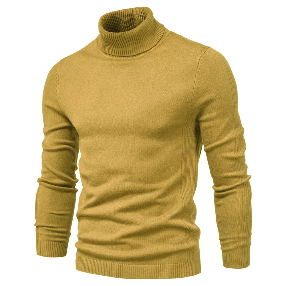 Johan Pullover | Stylish Fitted Turtleneck Sweater for Men