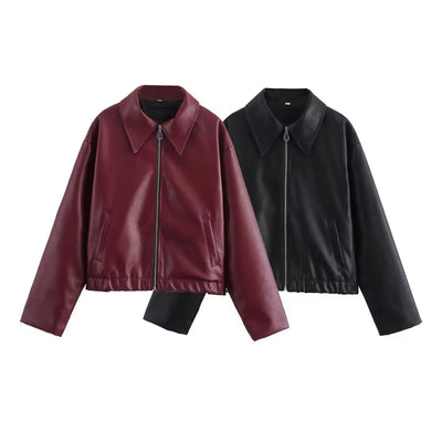 Ruby Leather Jacket