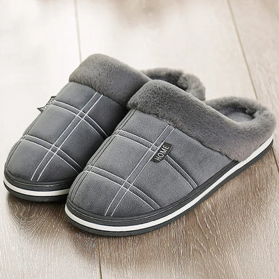 Plaid Slip-On Slippers | Ultra-Soft Checkered Indoor Footwear