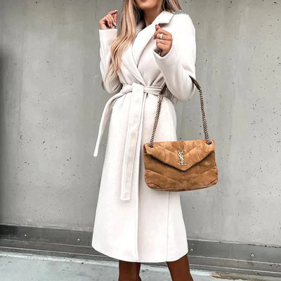 Ivana Wool Coat | Modern & Classic Long Coat