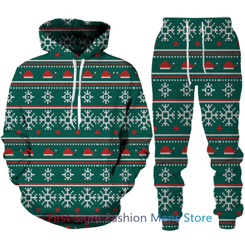 Festive Fella Set | Cozy Holiday Tracksuit for Ultimate Comfort