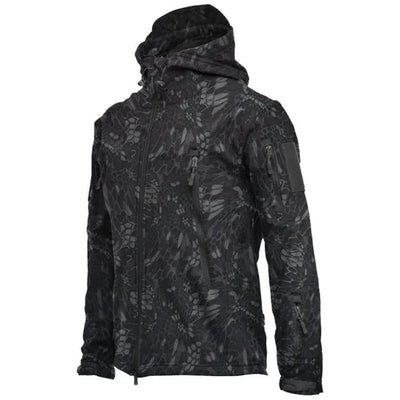 Tactical Outdoor Jacket | Durable & Weatherproof with Hooded Design