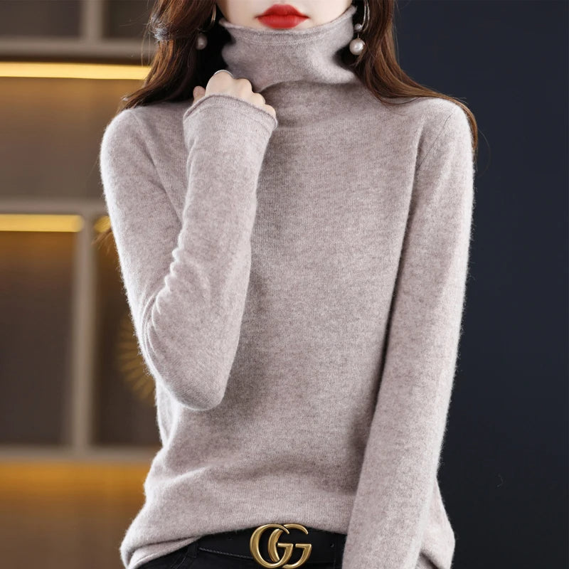 Sophie Cashmere Bliss Sweater | Trendy & Cozy Turtleneck