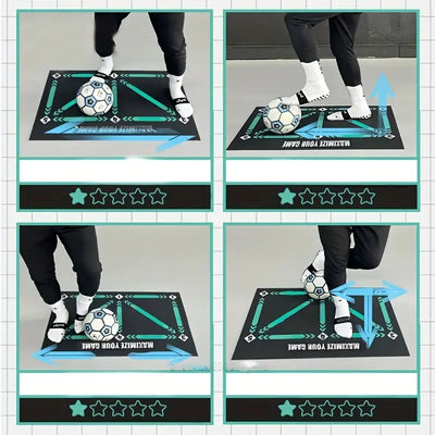 Junior Football Training Mat (Incl. training videos)