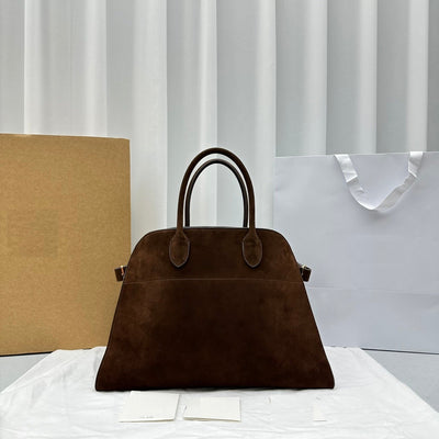 Elegant Suede Leather Tote Bag