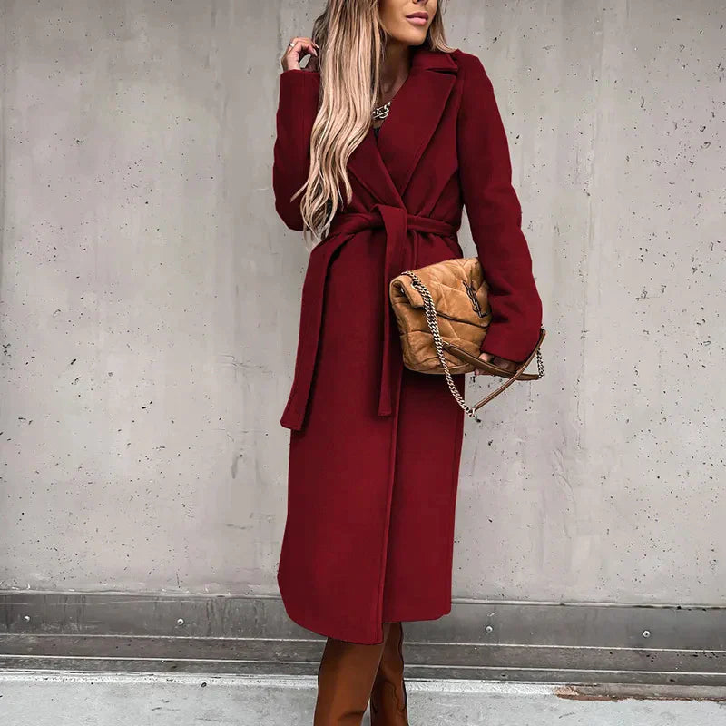 Ivana Wool Coat | Modern & Classic Long Coat