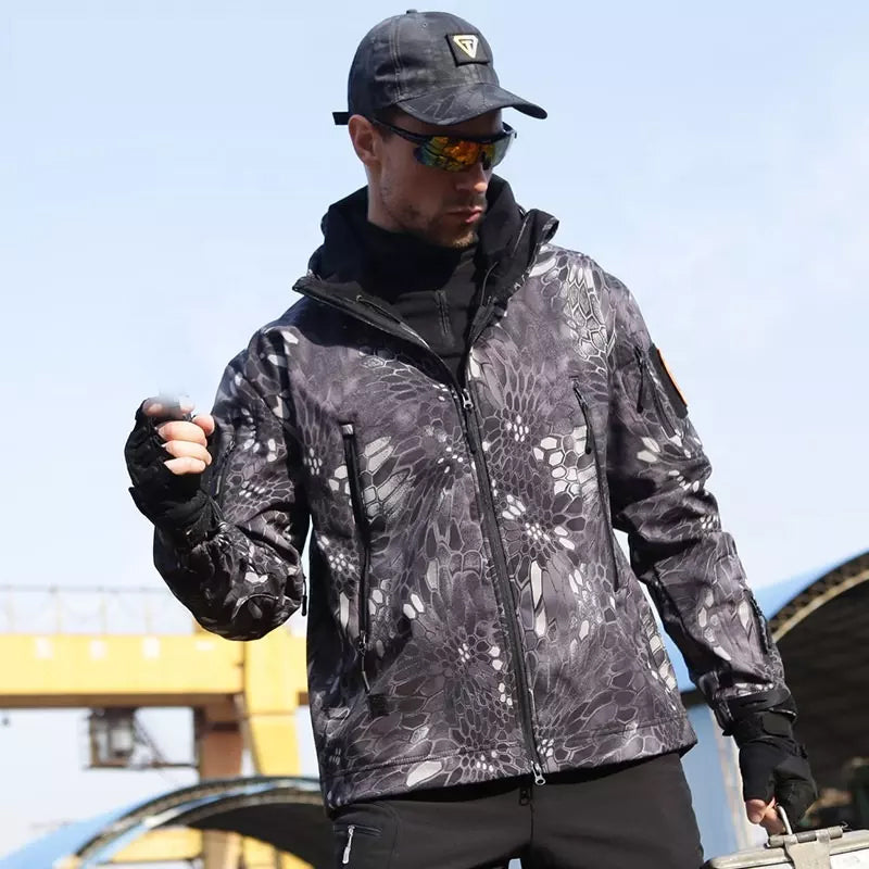 Outdoor Men's Waterproof Windproof Jacket